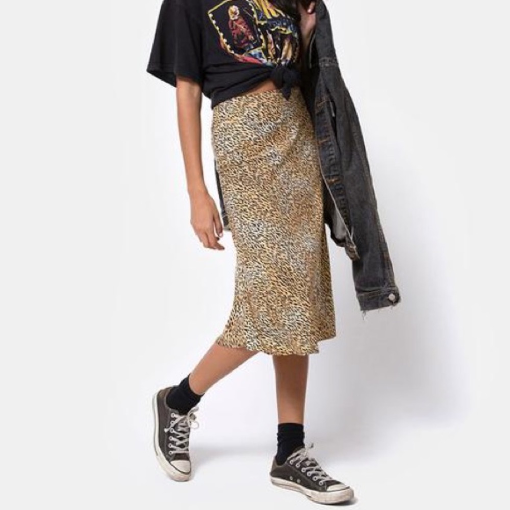 Motel Rocks Tiger Midi Skirt